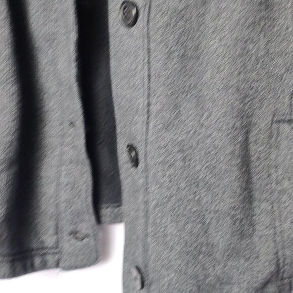 Columbia Felix Peak Button Up Jacket Womens Size Medium Grey Pockets - Picture 13 of 16